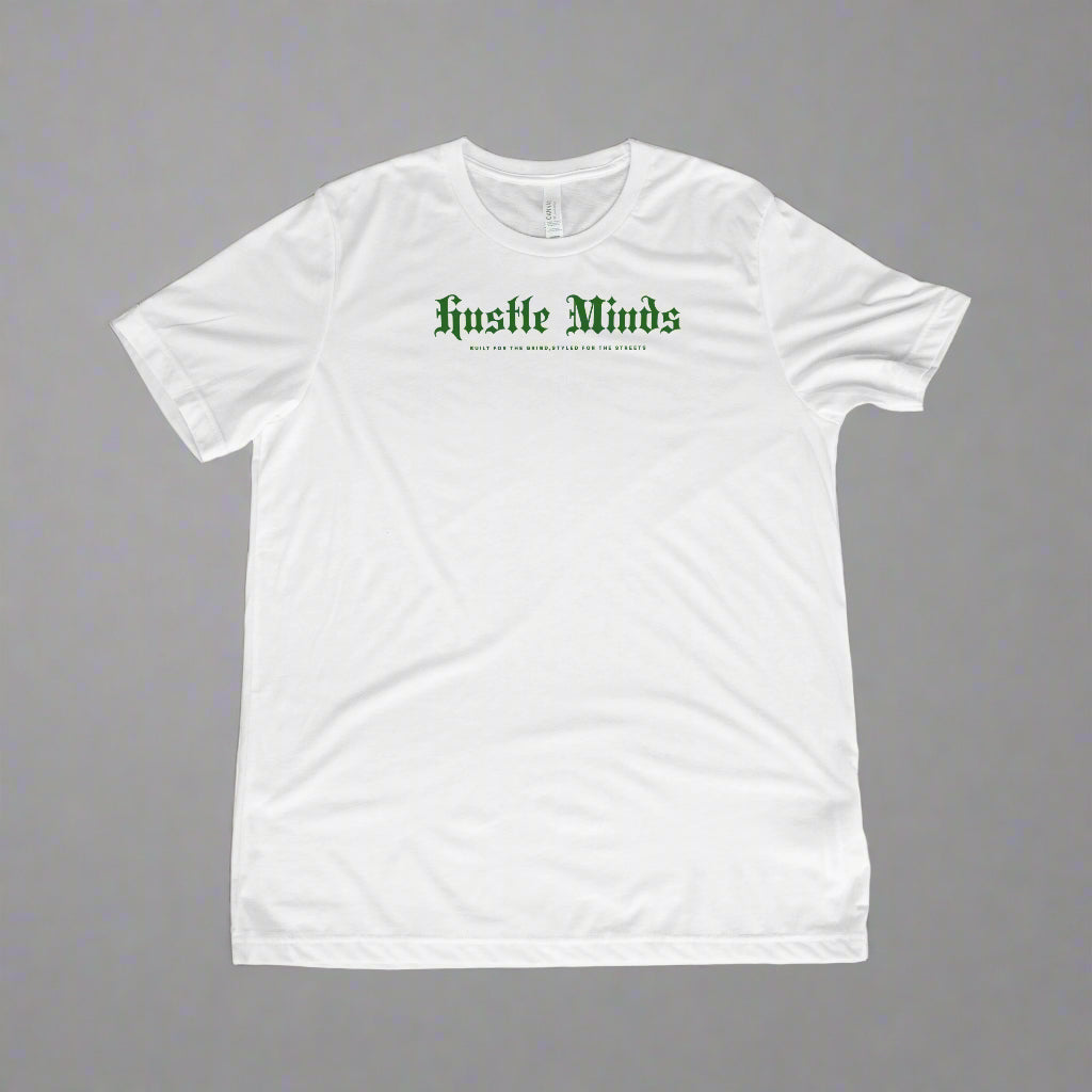 Green Angel White Tee