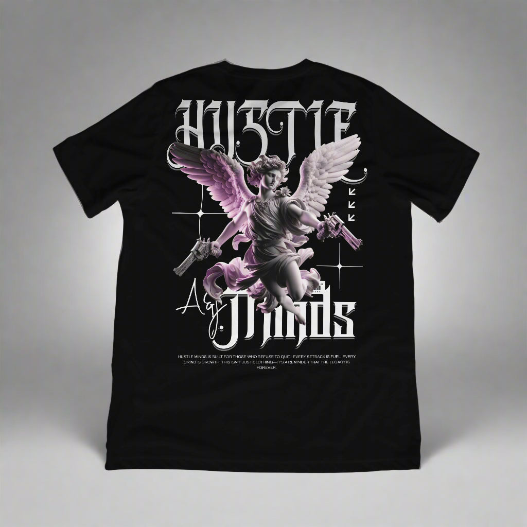 Black Hustle Minds Tee